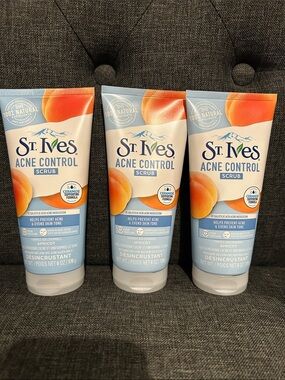 NEW 🆕 Lot of THREE St Yves Acne Control Apricot Facial Scrubs